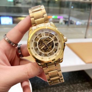 Đồng hồ rolex01 chạy cơ day thép ko gỉ