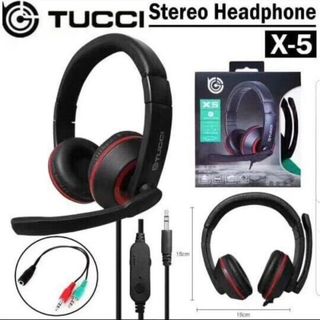 Tai Nghe Gaming Chụp Tai Có Mic Máy Vi Tính Laptop TUCCI X5 Headphone giá sỉ giá sỉ