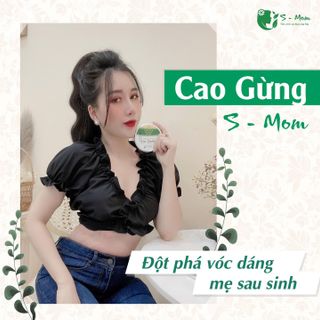 Cao Gừng Tan Mỡ Thiên Nhiên Smom - An Toàn, Hiệu Quả