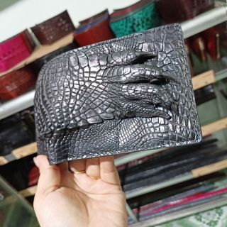 Ví móng chân da cá sấu thật