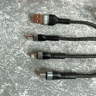 Cáp 3 đầu bọc vải dù Cao Cấp ZUZG Mx05