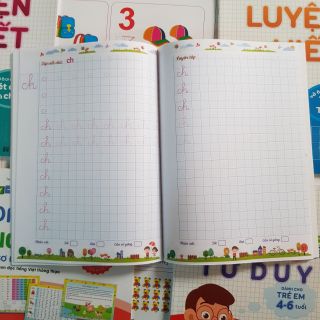 Bán sỉ Luyện Viết - Tâm thế vào lớp 1 - Quyển 2 (1 cuốn) luyện chữ cái và chữ ghép