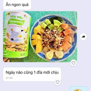 Ngũ cốc hạt Granola dinh dưỡng