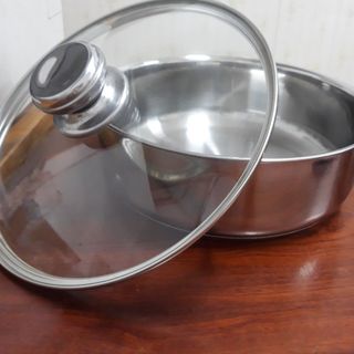 Nồi lẨU 3 đáy 24 Rainy Nắp kính