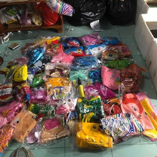 Sỉ 100 bóng bay con thú + 100 que cài to