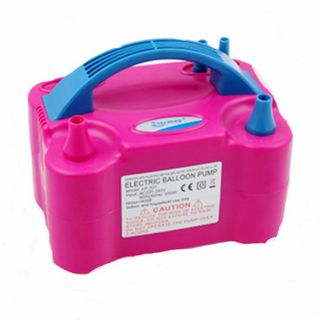 Sỉ Bơm Điện Bơm Bóng Bay 2 Vòi Màu Hồng