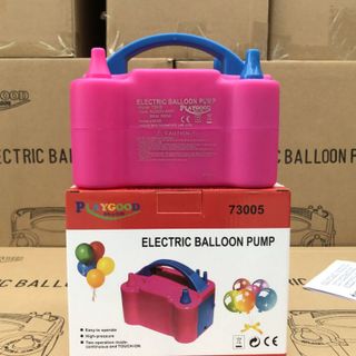 Sỉ Bơm Điện Bơm Bóng Bay 2 Vòi Màu Hồng