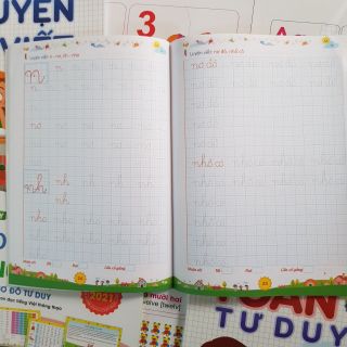 Bán sỉ Luyện Viết - Tâm thế vào lớp 1 - Quyển 3 (1 cuốn) luyện từ đơn và từ ghép