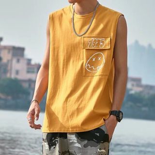 Áo thun ba lỗ tanktop logo in 1975 form dưới 70kg