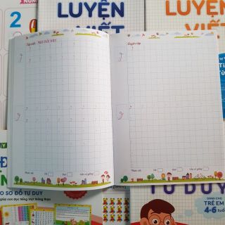 Bán sỉ Luyện Viết - Tâm thế vào lớp 1 - Quyển 1 (1 cuốn) luyện nét cơ bản và chữ số