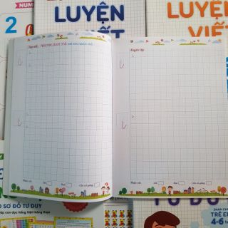 Bán sỉ Luyện Viết - Tâm thế vào lớp 1 - Quyển 1 (1 cuốn) luyện nét cơ bản và chữ số