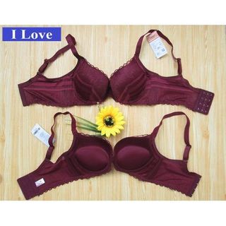 Áo Lót Lovely Cài 4 Ren Mút Dày Mã 1142 Nâng Ngực Siêu Đẹp Hàng Xuất Nhật ILoveUnderwearVN
