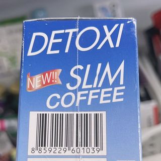 Cà phê giảm cân cấp tốc Detoxi Slim TL (hộp 10 gói)