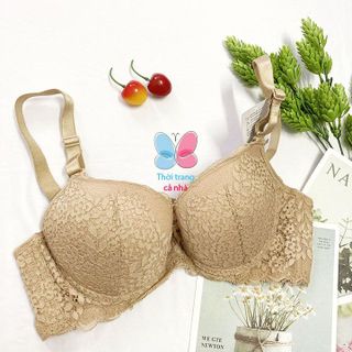 Áo ngực Lovely ren mút dày cài 3, vải mềm mịn, sang trọng - 1211