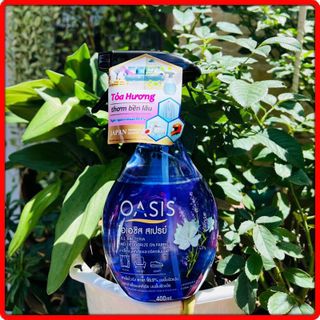 Chai Xịt Diệt Khuẩn 99% OASIS Nhật Bản 400ml. Diệt khuẩn, Khử mùi Quần áo, tủ đồ, giày dép, nón bảo hiểm.