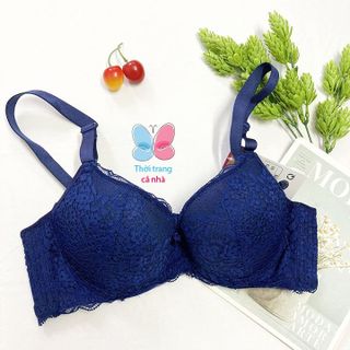 Áo ngực Lovely ren mút dày cài 3, vải mềm mịn, sang trọng - 1211