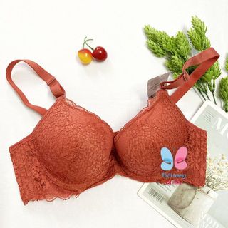 Áo ngực Lovely ren mút dày cài 3, vải mềm mịn, sang trọng - 1211