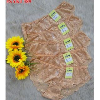 Quần Lót Ren Saki Mềm Mịn, Mát Block 5C - 389 - Kháng Khuẩn Thấm Hút Mồ Hôi Tốt Nhất