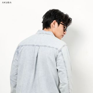 ÁO SƠ MI TAY DÀI DẠNG KHOÁC AKUBA 01D0234