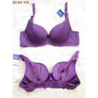 [HÀNG CHÍNH HÃNG VN] Áo Lót RuBy Mút Vừa, Phối Ren Nhẹ Nhàng, Nữ Tính - Mã 978