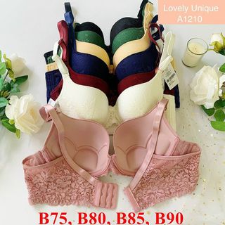 Áo Lót Ren Lovely Mỏng Ép Ren Cài 3 Mã 1210 - Chất Ren Mềm Mại, Nâng Ngực, Chuẩn Form
