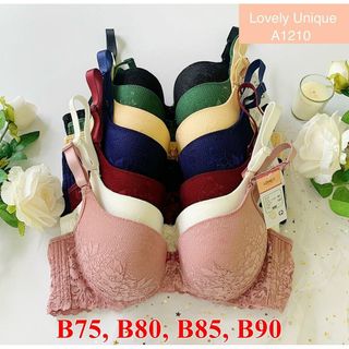 Áo Lót Ren Lovely Mỏng Ép Ren Cài 3 Mã 1210 - Chất Ren Mềm Mại, Nâng Ngực, Chuẩn Form