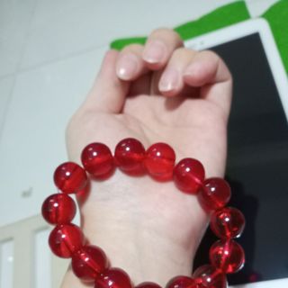 Chuỗi đeo tay 14 ly màu đỏ y hình