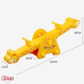 Bập bênh hươu cho bé