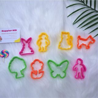BỘ 8 KHUÔN NẶN ĐẤT SÉT, TẠO HÌNH KHU VƯỜN, CÂY CỐI, CON NGƯỜI + SÁCH HƯỚNG DẪN
