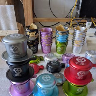 Khắc logo trên phin cafe đẹp giá rẻ - Uy tín