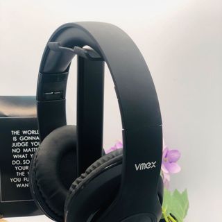 Tai Chụp Bluetooth Thể Thao - Có Míc Đàm Thoại - Gắn Thẻ Nhớ TF - Kèm Dây AUX Để Kết Nối - Pin 16h - Chính Hãng Vmex - Model T1 .