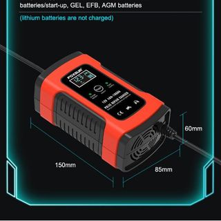 Sạc bình ắc quy 12V 5A 4AH - 100AH FOXSUR, SẠC NHANH KHỬ SUNFAT PHỤC HỒI BÌNH HƯ HỎNG, TĂNG ĐỘ BỀN CỦA BÌNH LCD (FOXSUR LOẠI TỐT)ÔT