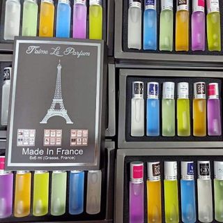 SÉT 6 CHAI NƯỚC HOA 6ML LƯU HƯƠNG LÂU CAO CẤP