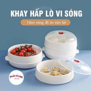 Bộ khay hấp lò vi sóng Việt Nhật giá sỉ