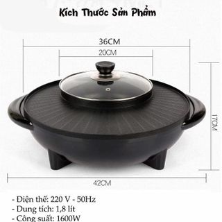 NỒI LẨU TRÒN 2IN1 CAO CẤP CHÍNH HÃNG