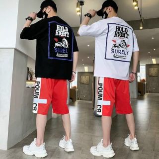 Đồ bộ thể thao chất thun lạnh in SURELY form dưới 70kg