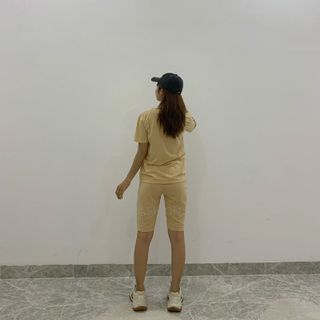 Sét bộ nữ ,đồ bộ lững ngố nữ thun coton sufa,áo phom rộng phối quần đen ,thời trang xuân hè BL16-KEM
