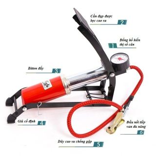 BƠM OTO ĐẠP CHÂN CAO CẤP CHÍNH HÃNG