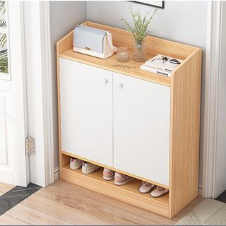 TỦ GIÀY 4 NGĂN 2 CÁNH TRẮNG