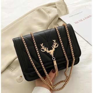 Túi xách đeo chéo nữ hàn quốc dây bản to kết hợp dây đeo và quai xách cao cấp SHOPMINNIE MLOVE