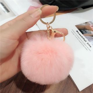Móc khóa cục bông gắn balo túi xách MINNIE MKHOA