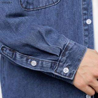 ÁO SƠ MI TAY DÀI DẠNG KHOÁC AKUBA 01D0231