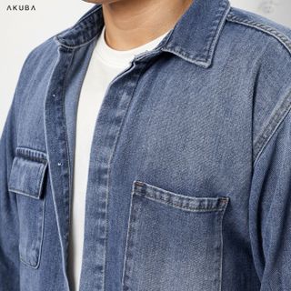 ÁO SƠ MI TAY DÀI DẠNG KHOÁC AKUBA 01D0231