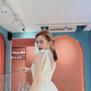JUM QUẦN ĐÙI DÂY BẢNG ĐÍNH NƠ - DT1625