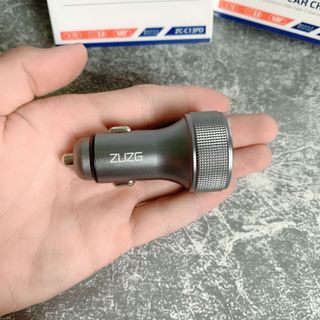 Tẩu sạc ô tô 20w có LED hiển thị ZUZG C13PD