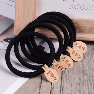 Set 100 dây cột tóc len trơn hàn quốc bền dày đẹp dày 0,6cm