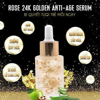 Serum Ngăn Ngừa lão hóa Tinh chất ROSE 24K GOLDEN ANTI-AGE