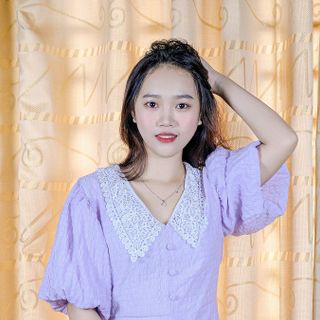 Váy cổ ren DUSI chất liệu xốp cao cấp phối ren lót lụa 2 lớp form ôm