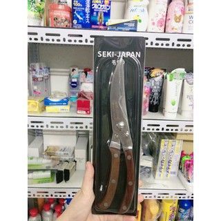 Kéo cắt gà cán gỗ Seki JAPAN