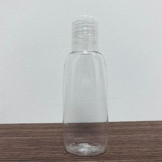 Chai nhựa PET 50ml dẹt nắp bật chiết mỹ phẩm du lịch - Chai chiết serum, sữa tắm, dầu gội...